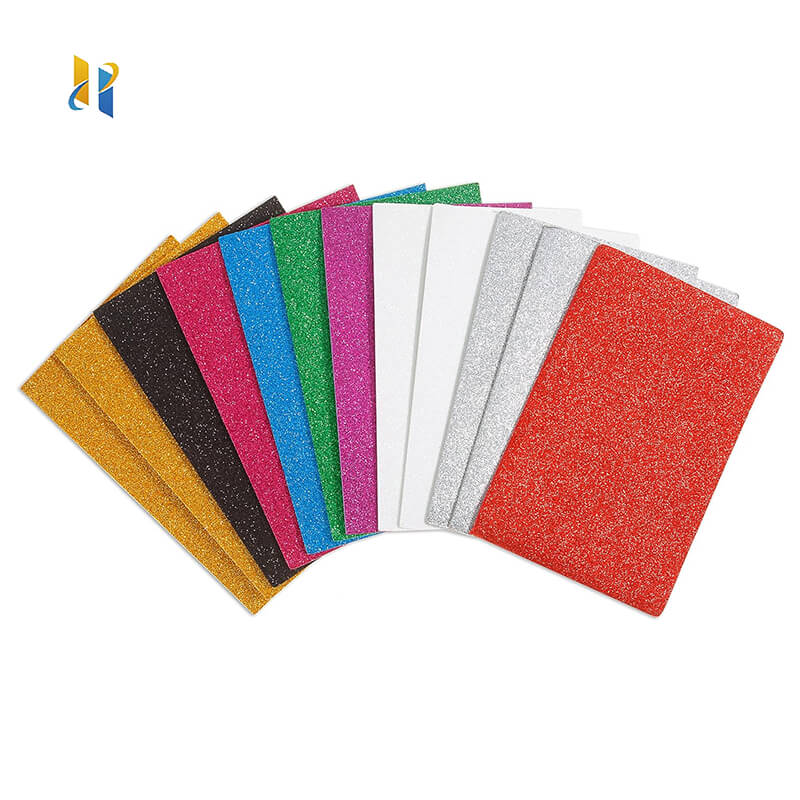 gold glitter foam paper